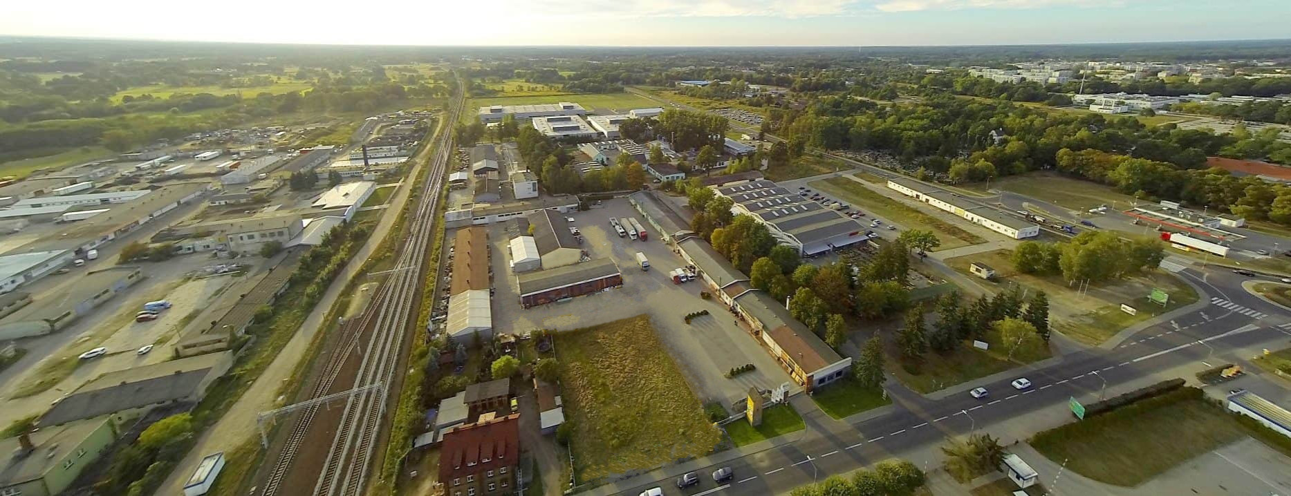 Firma Euro Płyta - foto z lotu ptaka